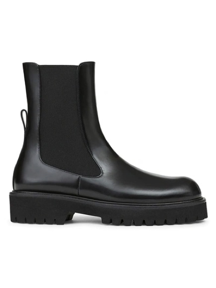 $698 Lafayette 148 Kellen Ankle Boot In Italian Leather In Black Size37